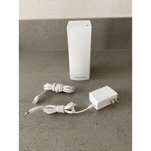 Linksys Velop Intelligent Mesh WiFi System 7.5" Tower Tri-Band White WHW03 V2